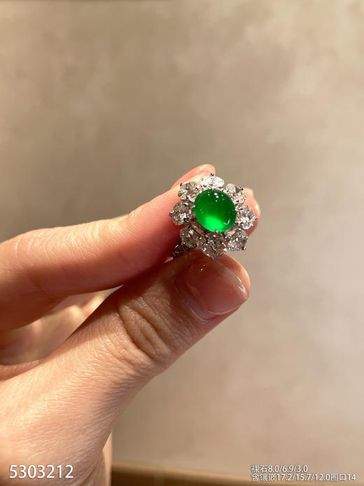 5303212，蛋面戒指。具体价格微信咨询 商品图2