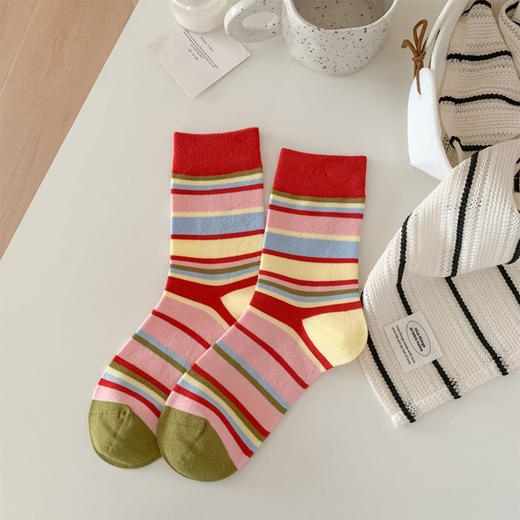 基础简约女袜中款袜子纪念日百货门店同款164901163 商品图1