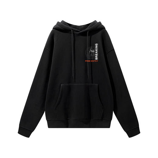 自由基地26新款UTV越野车ATV春季潮男抓绒卫衣落肩宽松带帽套头衫 NMJ-2250 商品图2