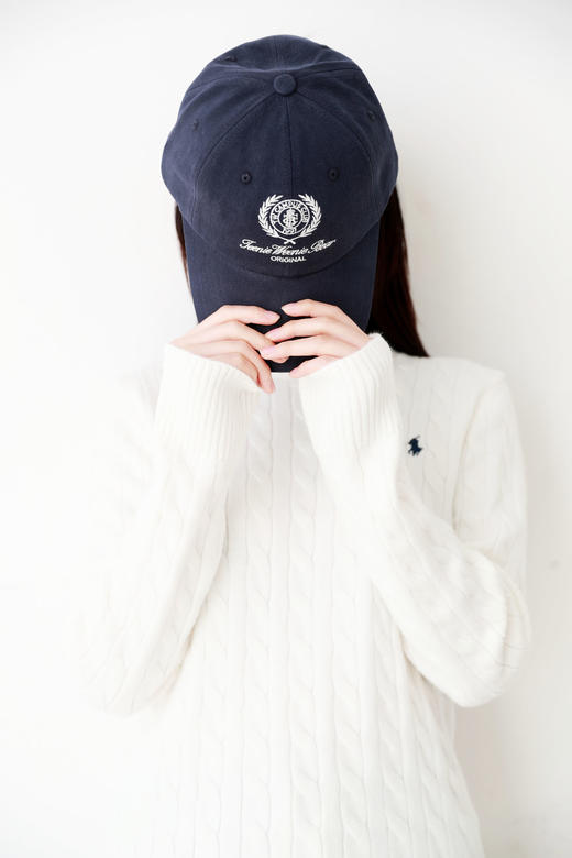 学院风棒球帽，出口韩国。千金感小标刺绣工艺软顶鸭舌帽E011560 商品图13