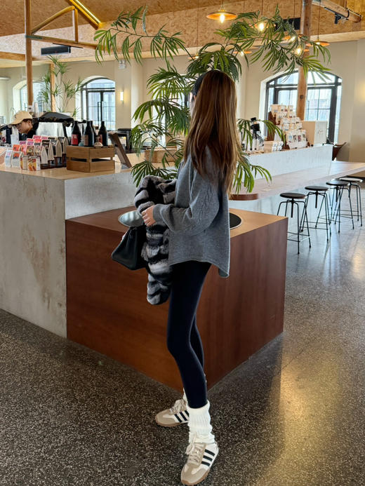 2601214    美丽奴 半拉链立领 套头 毛衣 商品图10