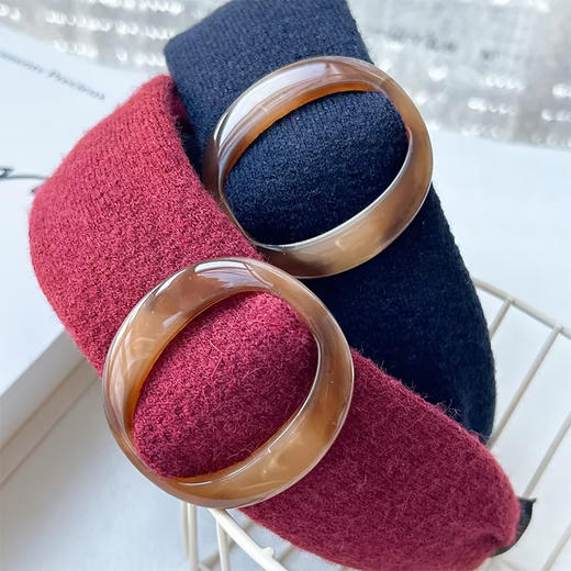 椭圆扣饰宽发箍-纪念日百货门店同款169393399 商品图1