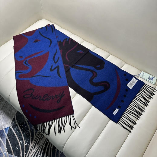秋冬特惠💰260 巴宝莉围巾【马年福利】新款战马羊毛围巾特别飒的一款，男女同款 商品图3