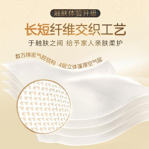 清风有芯卷纸黑金4层125克27卷 商品图3