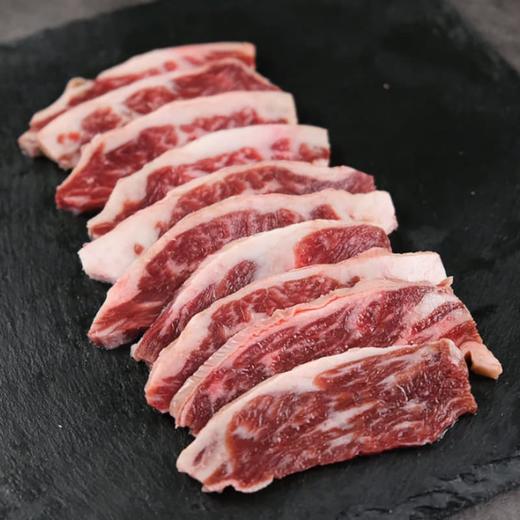 黑牛和牛A4雪花牛肉条（高端烤肉定制）500g*1盘 商品图1
