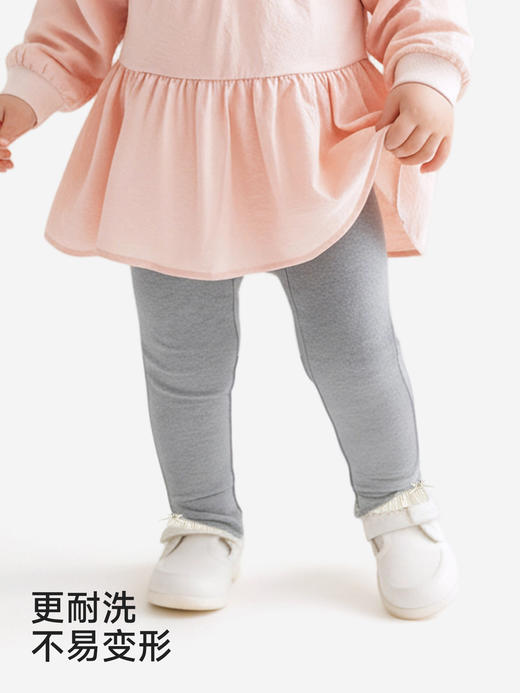 英氏童装儿童长裤女童裤子休闲打底裤花边裤子YRKDJ1S055A 商品图2