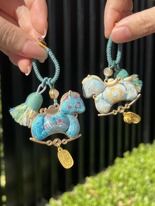 【秒杀】普陀山同款马年宋锦挂件diy盲盒材料包 商品图5