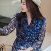 【林栖设计小店】【林栖推荐】2026年早春新品真丝蓝印花不规则飘片上衣N1961347 商品缩略图8