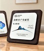 授权牌匾铝合金浮雕镜面证书加盟商会奖杯胡桃木水晶金属奖牌定制 商品缩略图3