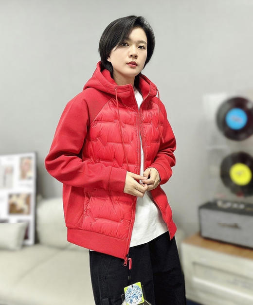 品牌原单连帽男女同款白鸭绒休闲羽绒服 商品图8