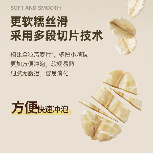 「2斤大桶装！片片美味」粮芯稻田燕麦片澳洲快熟纯燕麦片1kg/桶装早餐即食冲饮 粮油米面 商品图2