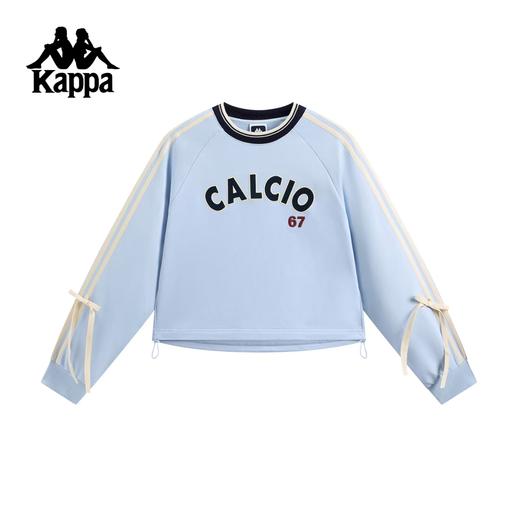 【春上新】【8折】6楼卡帕Kappa女士新款圆领长袖运动卫衣套头衫索罗娜短款上衣K0G22WT03吊牌价599现价479 商品图1