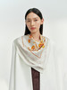 万事利双面印花大方巾-柿柿如意 商品缩略图0