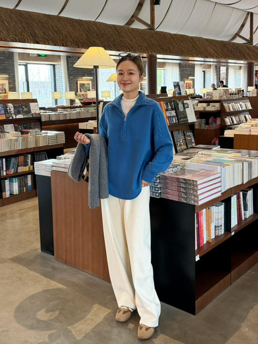 2601214    美丽奴 半拉链立领 套头 毛衣 商品图2