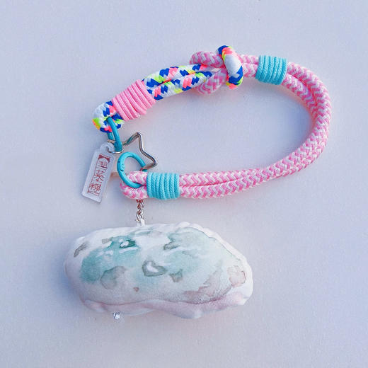 小林漫画 汕头特色美食挂件 发粿蟹肉脯鱼饭造型钥匙扣 潮汕文创挂饰礼物  创意手工编织挂绳钥匙扣 商品图6