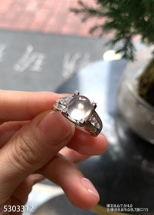 5303312，蛋面戒指。具体价格微信咨询 商品图2