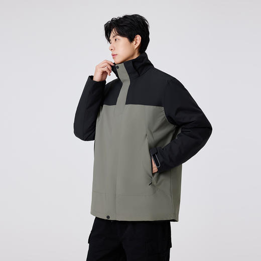 gxg.jeans男装【羽绒内胆】男女同款三合一两件套25冬款男士外套连帽夹克保暖K&C 商品图8