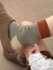 <曾小咸推荐> 撞色袜口拼接条纹袜 日常79/5双 活动价49.99/5双！！【预售款，预计3-15天发货】 商品缩略图1