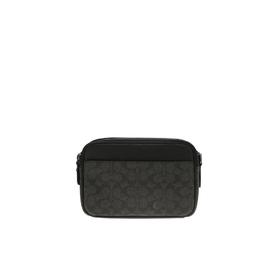 COACH 奥莱款男士PVC配皮单肩斜挎相机包CV921QBMI5