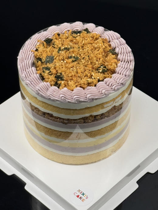 芋泥豆乳肉松裸蛋糕 商品图5