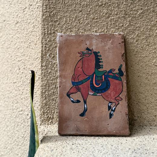 正安 唐马·泥板画 大寒节气手作 愿你生活如唐马 有厚度有力度马年有好运 商品图4