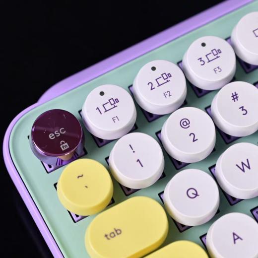 罗技时尚系列POP Keys无线蓝牙机械键盘办公游戏键盘电脑平板 商品图1