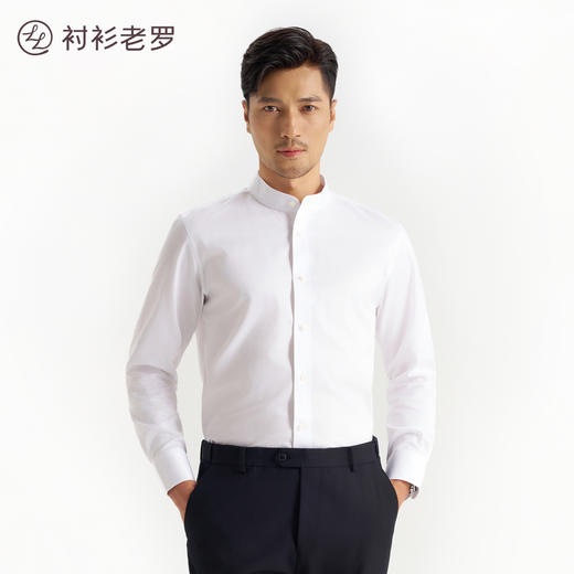 男士通勤商务必备100支双股立领衬衫257Y7F627L[门店专款] 商品图0