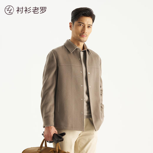 【大师7号】秋冬品质休闲全羊毛衬衫外套259X0J528N[门店专款] 商品图1