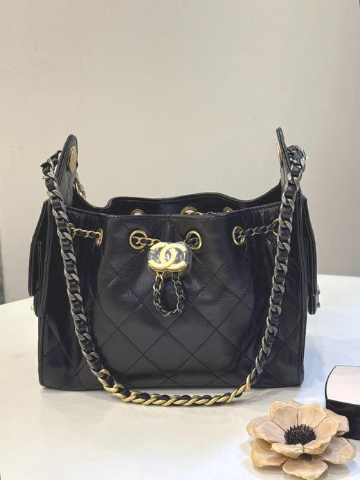 Chanel 黑金 油蜡牛 mini 25bag 商品图0