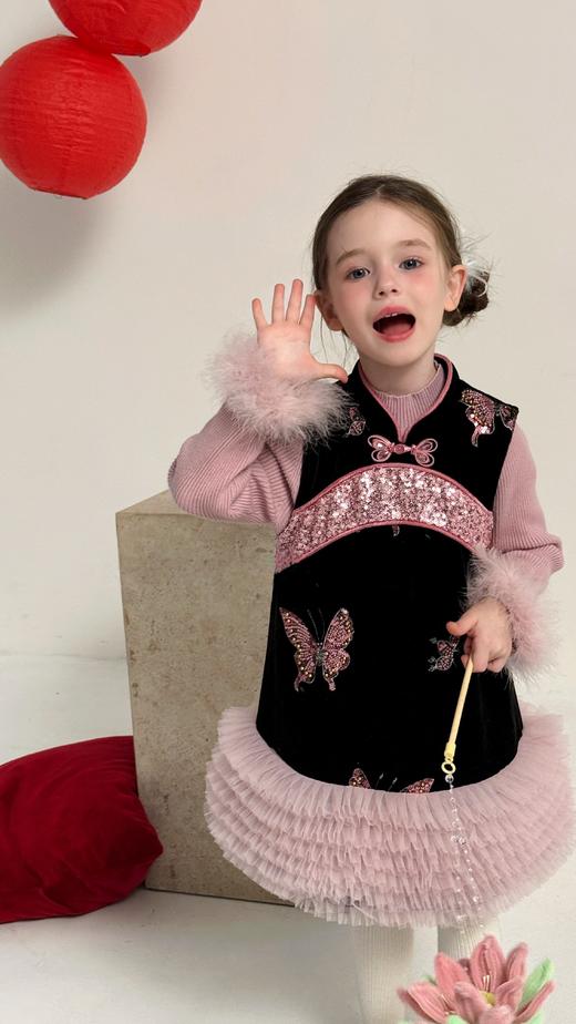 墨蝶背心裙（含打底） 商品图1