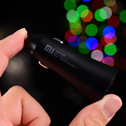 小米37W双口车载充电器2A多功能汽车专用点烟器转换插头usb接口 商品图0