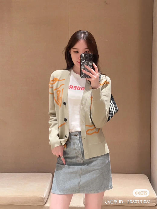 115-4原价680 极限亏清无退换 BB战马骑士 对比撞色 特种纱线开衫 蓝色肩线 自留L 商品图13