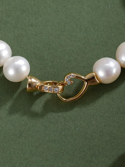 子佩集【谧光之境】珍珠惜王妃手链【ZZSL016】8.5mm珠镀金扣环2601 商品图6