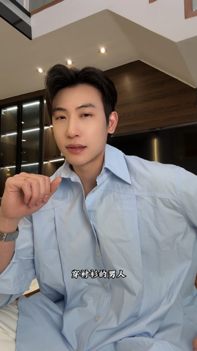 B8051SDSA秋冬新款痞帅男装韩版简约纯色褶皱翻领长袖衬衫百搭宽松衬衣