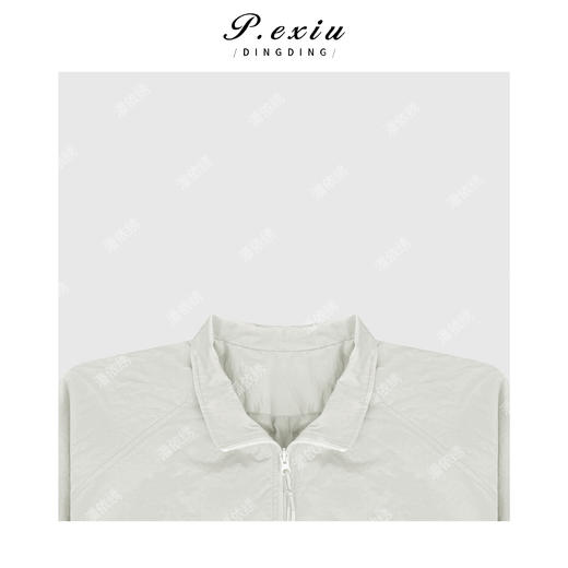 04-6潘依绣丁丁宠粉慵懒风宽松显瘦时髦立领长袖外套Q4958 商品图2