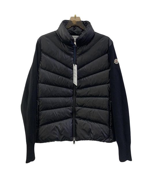 女款羊毛针织拼接羽绒服he018 商品图0