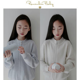 现货 / FROZEN 冰雪闪耀拉链羊绒上衣 康赛妮纱线制 （亲子）