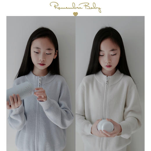 现货 / FROZEN 冰雪闪耀拉链羊绒上衣 康赛妮纱线制 （亲子） 商品图0