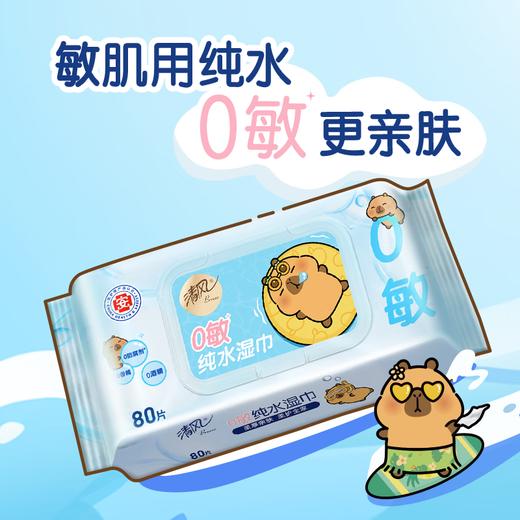 清风0敏纯水湿巾 80片4包 商品图3