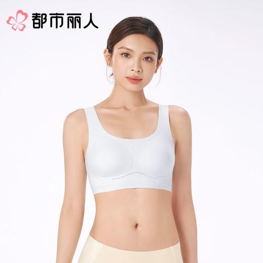 都市丽人内衣无罩杯薄文胸泳布内衣背心式内衣Vbra内衣无排扣无钢圈LBC6N5 商品图1