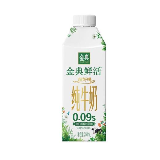 伊利金典 (鲜活)纯牛奶250ml 商品图5