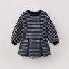 马克珍妮活力条纹女童纯棉收腰连衣裙2026年春装新款560126 商品缩略图1
