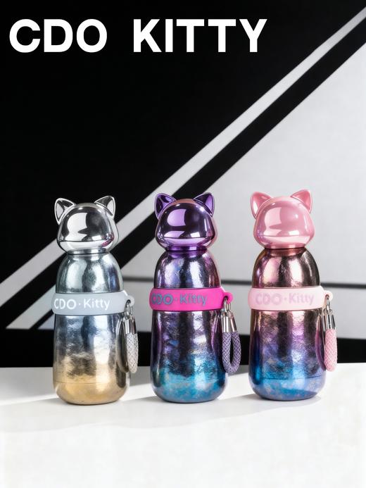 【年货节福利】买一送一，CDO纯钛Kitty保温杯360ML送CDO口袋钛杯200ML 商品图0