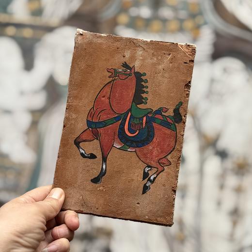 正安 唐马·泥板画 大寒节气手作 愿你生活如唐马 有厚度有力度马年有好运 商品图3