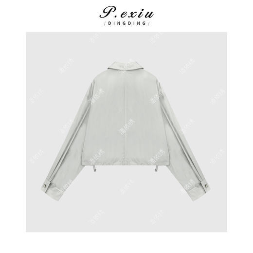 04-2潘依绣丁丁宠粉慵懒松弛感防晒翻领夹克外套Q7859 商品图1