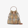 BURBERRY 巴宝莉 女士小号 TB 抽绳水桶包 格子 8100490 A9534 商品缩略图0