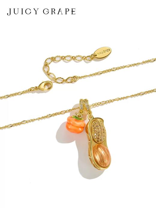 【焕新季】JuicyGrape轻奢柿子花生项链吊坠生日锁骨链毛衣链新年礼物送女友 商品图4