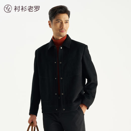 【大师1号】100%羊毛秋冬外套羊毛翻领夹克259Y7J515N[门店专款] 商品图2
