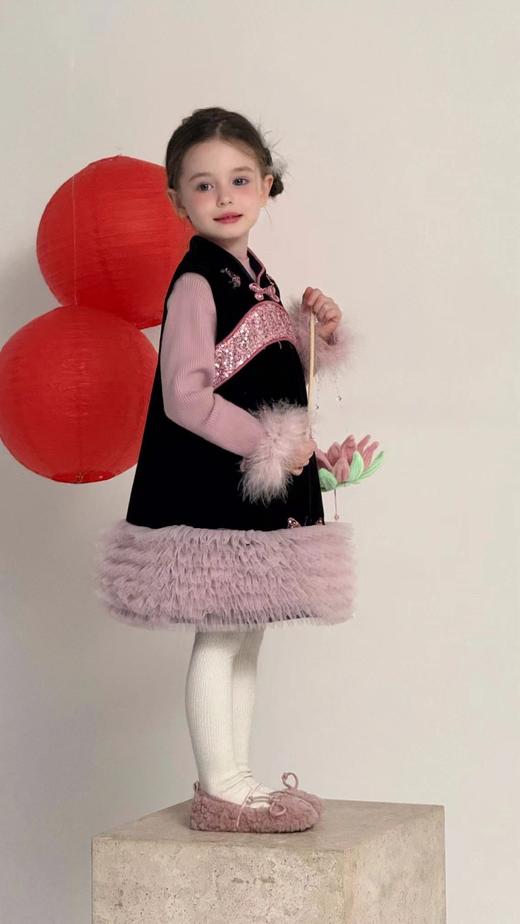 墨蝶背心裙（含打底） 商品图0