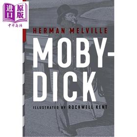 预售 【中商原版】麦尔维尔 白鲸 精装插图 美国版画家洛克威尔 肯特 英文原版 Moby Dick Illustrated Rockwel